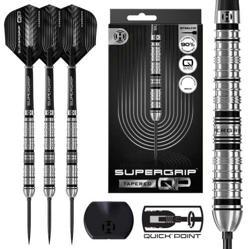 Harrows SUPERGRIP QP Steeldart-Set 22, 24, 26 oder 28 Gramm